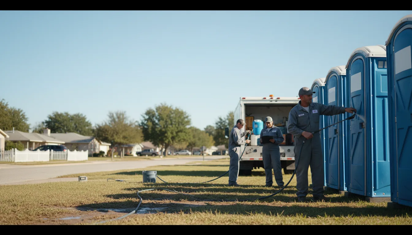 Long-Term Portable Toilet Rental in Sunflower, AL near me